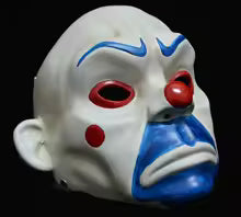 Masque Résine Joker Clown — Cosplay Dark Knight Halloween