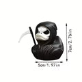 Canard Faucheuse Grim Reaper — Figurine 3D Halloween Décoration Maison Hantée