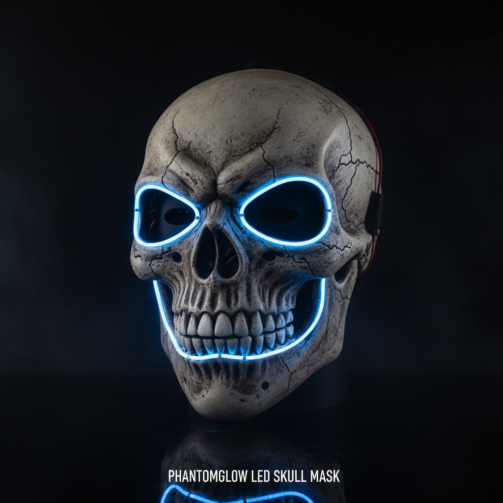 Masque Squelette LED
